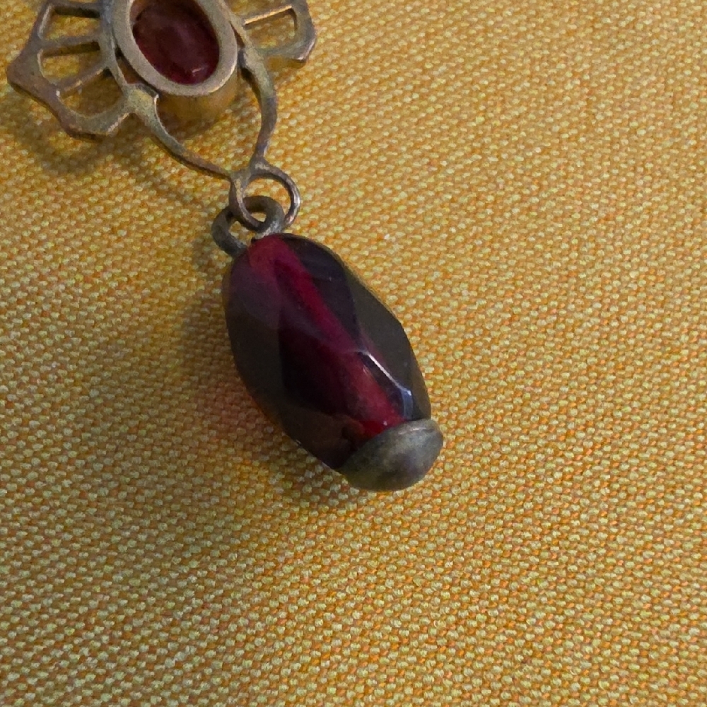 Antique Art Nouveau Lavalier Style Pendant, Likely From the Early 1900s - Picture 11 of 12